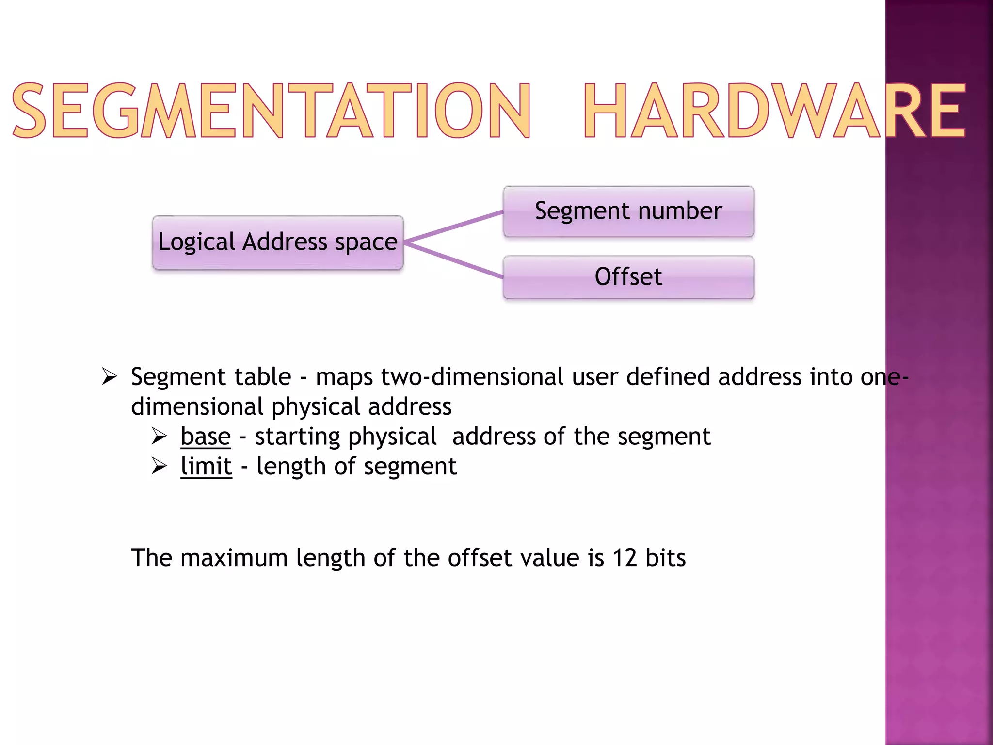 Paging and Segmentation in Operating System | PPTX