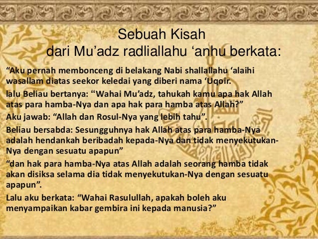 sampaikan dariku walau satu ayat