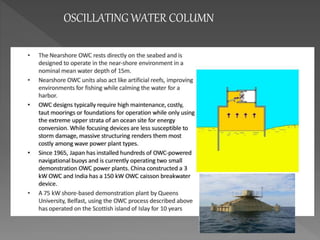 OCEAN ENERGY CONVERSION | PPTX