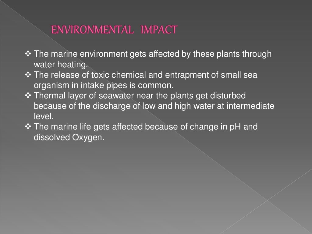 OCEAN ENERGY CONVERSION
