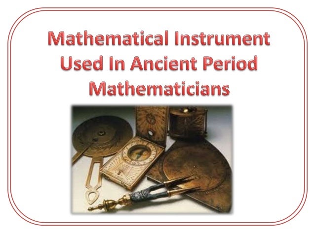 essay on ancient mathematics