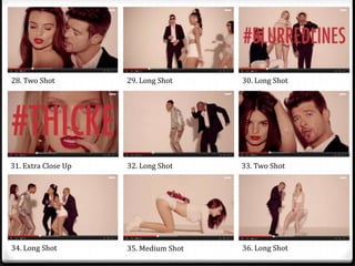 28. Two Shot 29. Long Shot 30. Long Shot 
31. Extra Close Up 32. Long Shot 33. Two Shot 
34. Long Shot 35. Medium Shot 36. Long Shot 
 