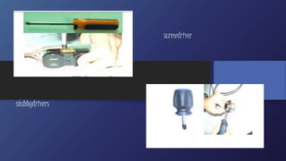 screwdriver 
stubbydrivers 
 