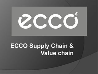 ECCO Supply Chain & 
Value chain 
 