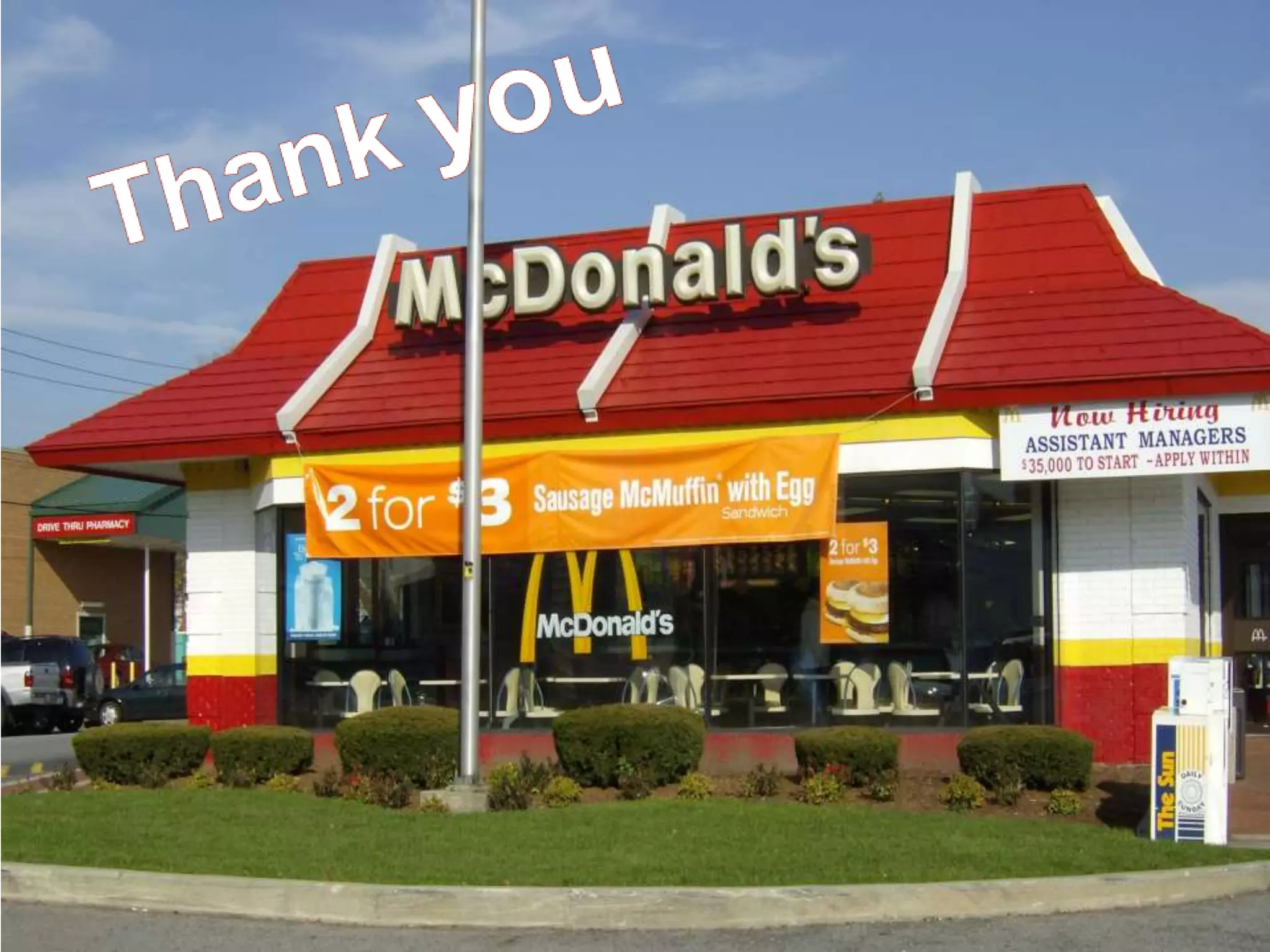 production ppt of mcdonald