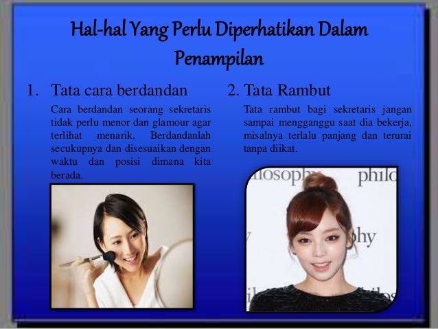 Presentasi Penampilan Sekretaris Yang Baik