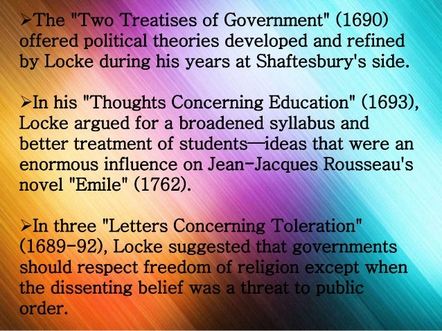 An essay concerning toleration 1667
