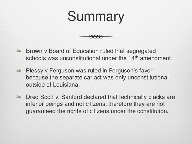 Brown v board of education essay