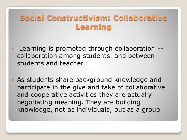 social constructivism by vygotsky