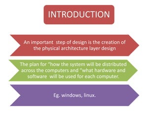 Physical Architecture Layer Design | PPTX