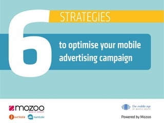 6 Strategies to Optimise Your Mobile Advertising Campaign