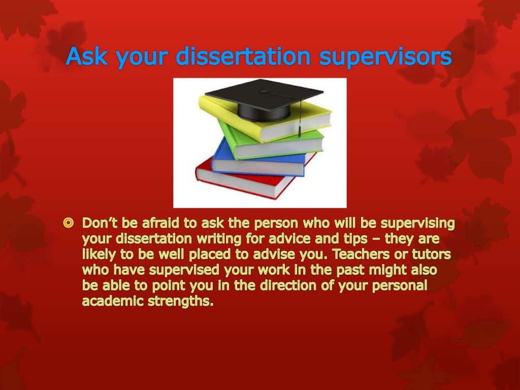 choose dissertation topic undergraduate
