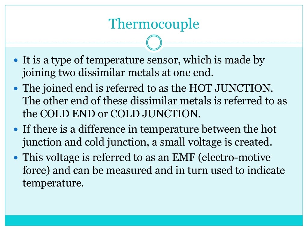 Temperature Transducers
