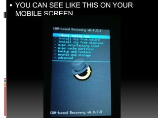  YOU CAN SEE LIKE THIS ON YOUR 
MOBILE SCREEN 
 