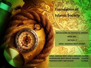 Foundation of Islamic Society