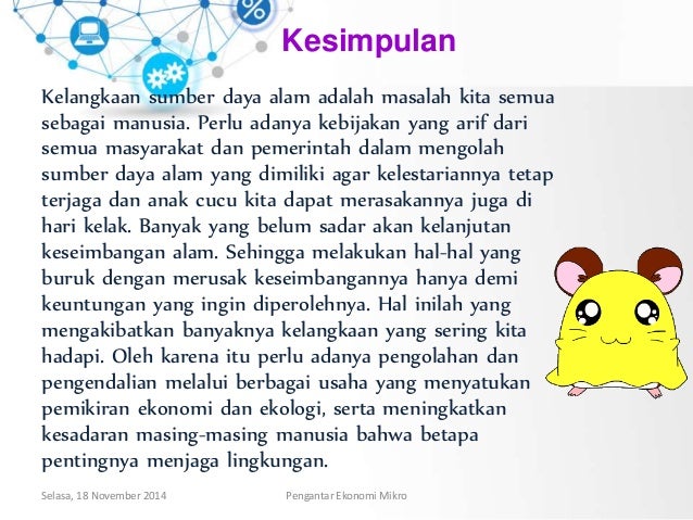 Kelangkaan Sumber Daya Alam Kemiskinan