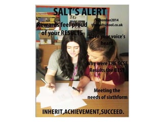 School based magazine - Front Cover 