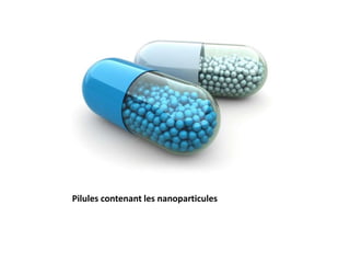 Pilules contenant les nanoparticules