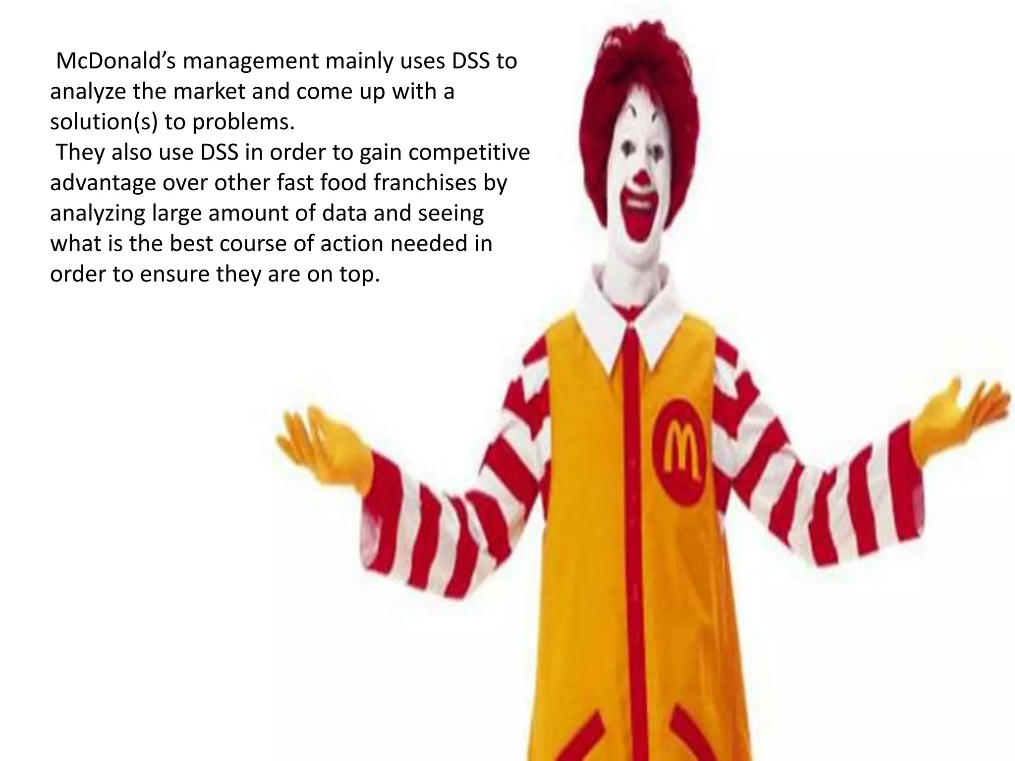 McDonald's information systems | PPTX