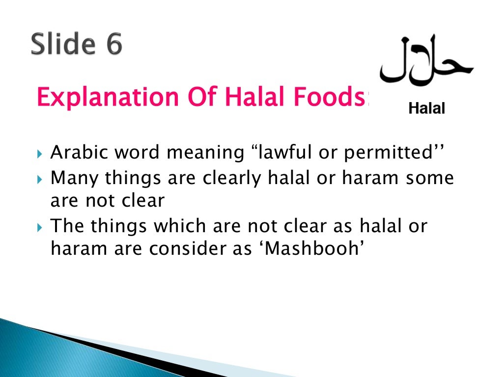 Halal And Haram Food