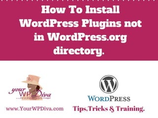 How to Install Wordpress Plugins From Your Computer