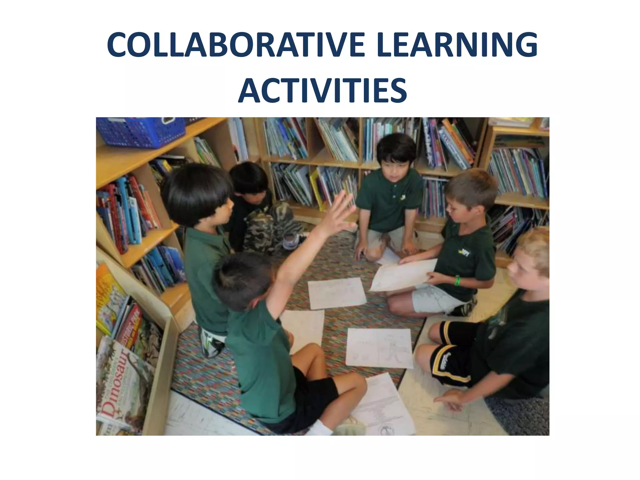 COLLABORATIVE LEARNING 
ACTIVITIES 
 
