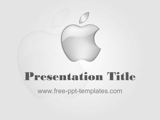 Presentation Title 
www.free-ppt-templates.com 
 