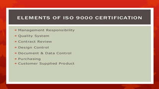 I.S.O presentation