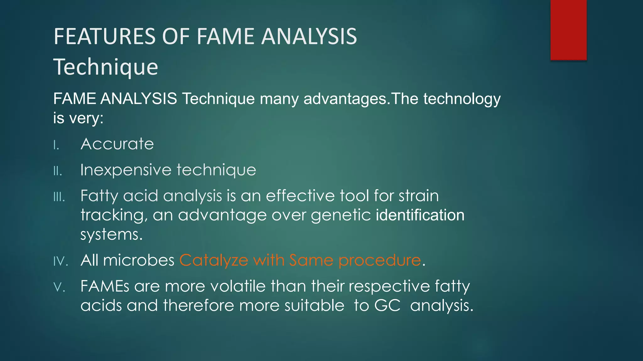 FAME (Fatty Acid Methyle ester) analysis | PDF
