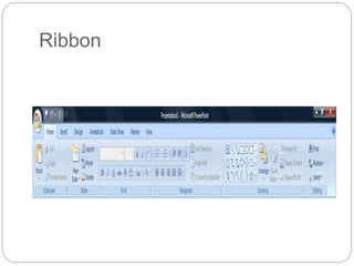 Powerpoint 2007 Ribbon Tutorial Features Of Office 2007 | PPTX