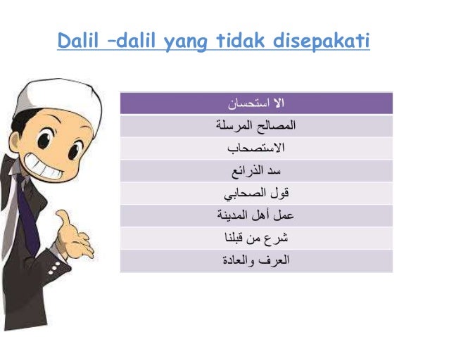 Unit 9 Dalil dalil hukum yang tidak disepakati