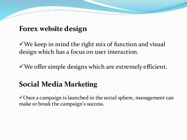 Create a forex company