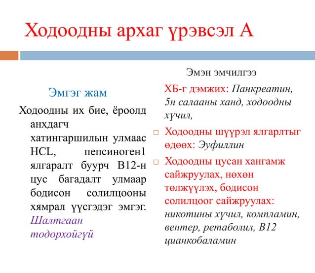 хоол боловсруулах замын эмгэг ба эмийн зохистой хэрэглээ | PPT