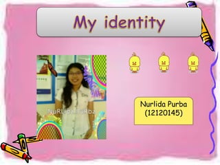 Nurlida Purba
(12120145)