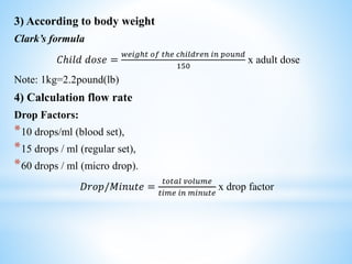 Drop Factor Formula Sample Presentation1 | PPTX