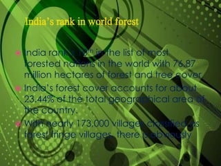 Indian forets | PPTX