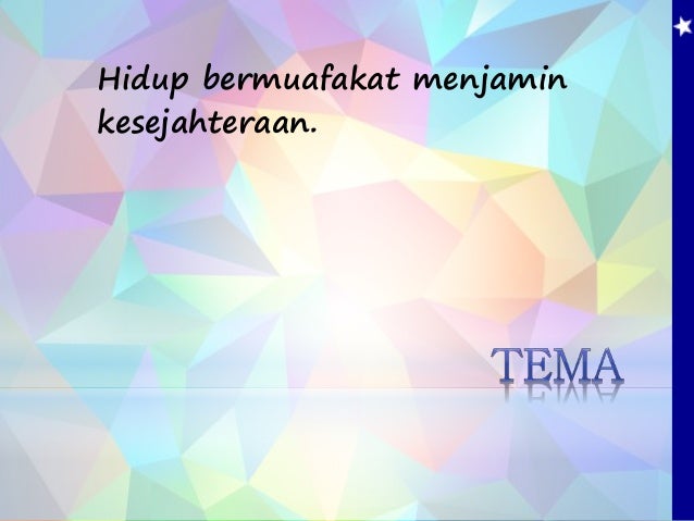 Pantun Empat Kerat (MUAFAKAT)