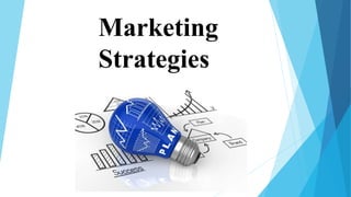 Marketing
Strategies
 