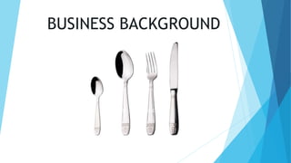 BUSINESS BACKGROUND
 
