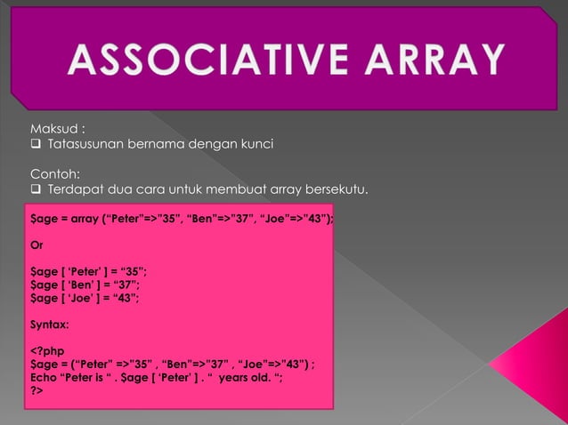 ARRAY | PPT