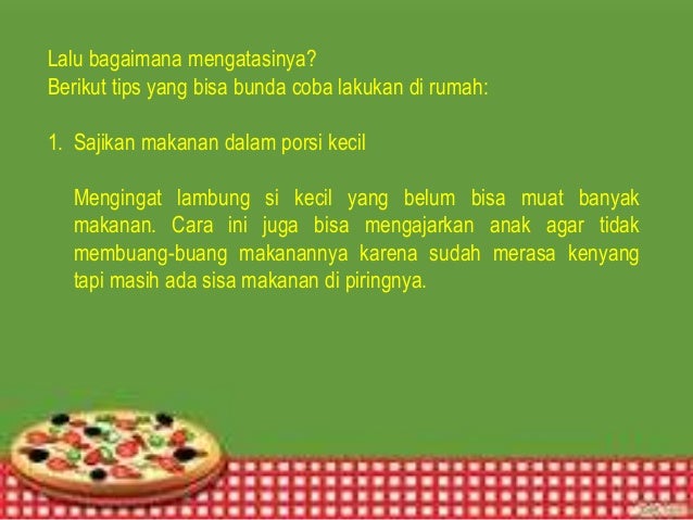 Tips Mengatasi Anak Susah Makan