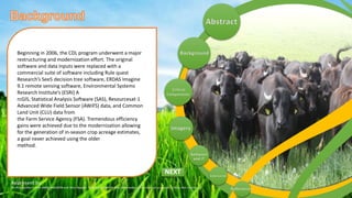 Usda Remote Sensing Remote Sensing Applications in Agriculture at the USDA National ...