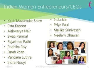 Political Empowerment of Women | PDF