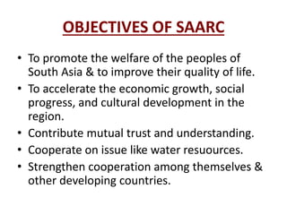 Saarc Development Goals SAARC | PPTX