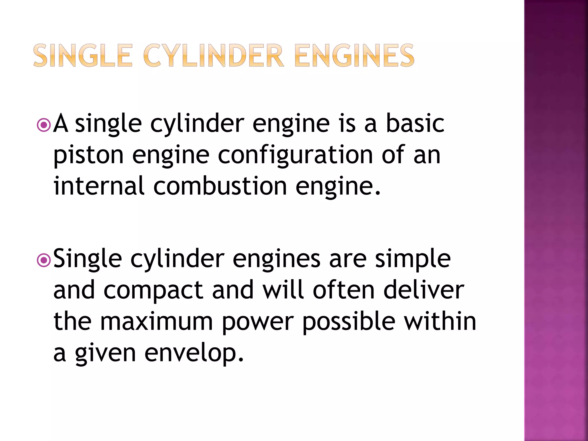ENGINE CYLINDER & ENGINE TYPES | PPTX