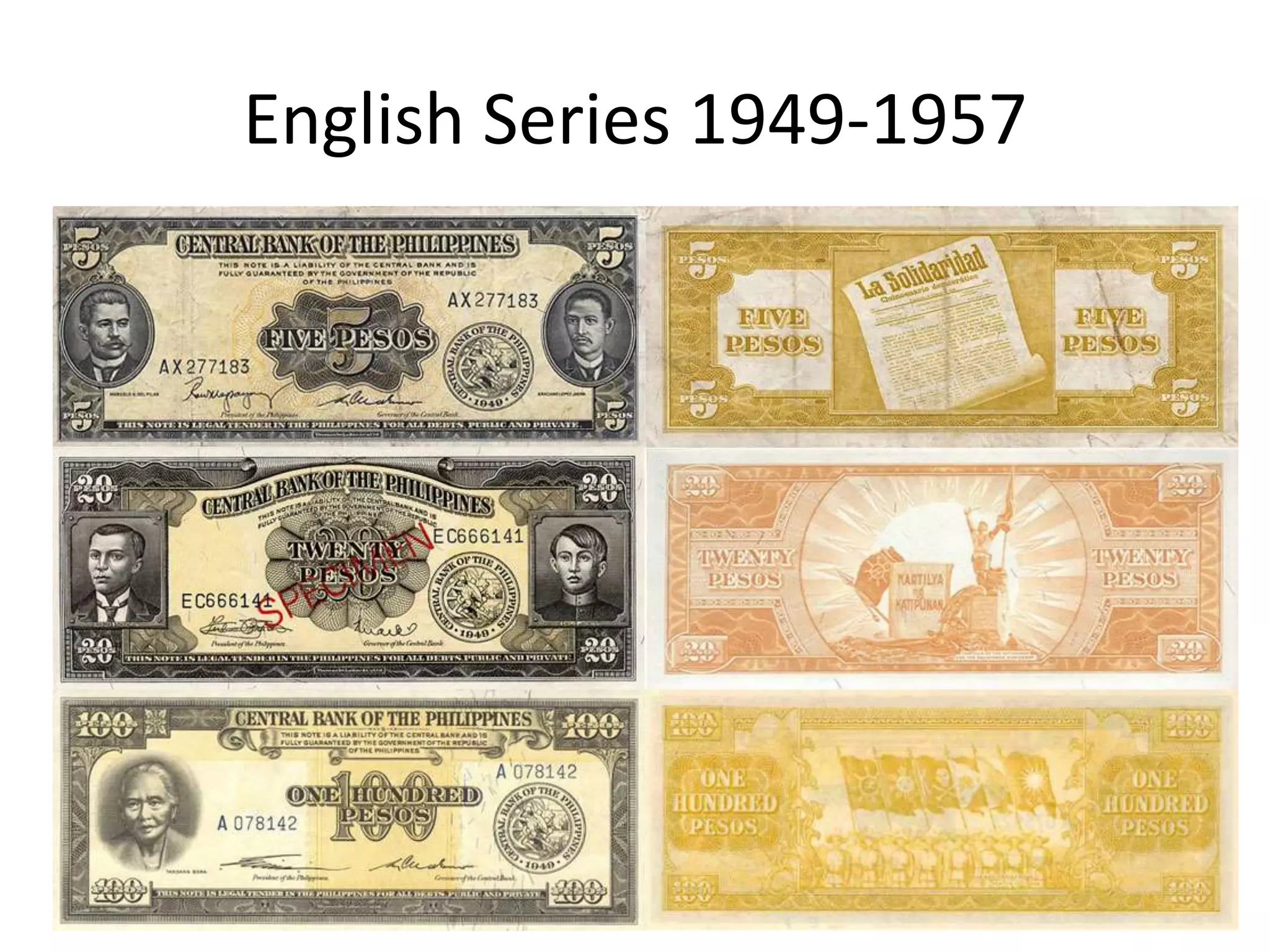 History of Philippine Money and the Bangko Sentral ng Pilipinas ...