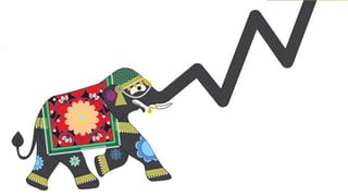 INDIAN ECONOMY: A STABLE, LARGE BUT SLOW.
 