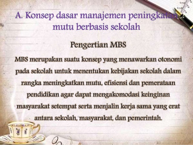 Manajemen Peningkatan Mutu Berbasis Sekolah PPT