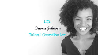 SCAD Applicant: Talent Coordinator