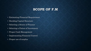 financial management | PPTX